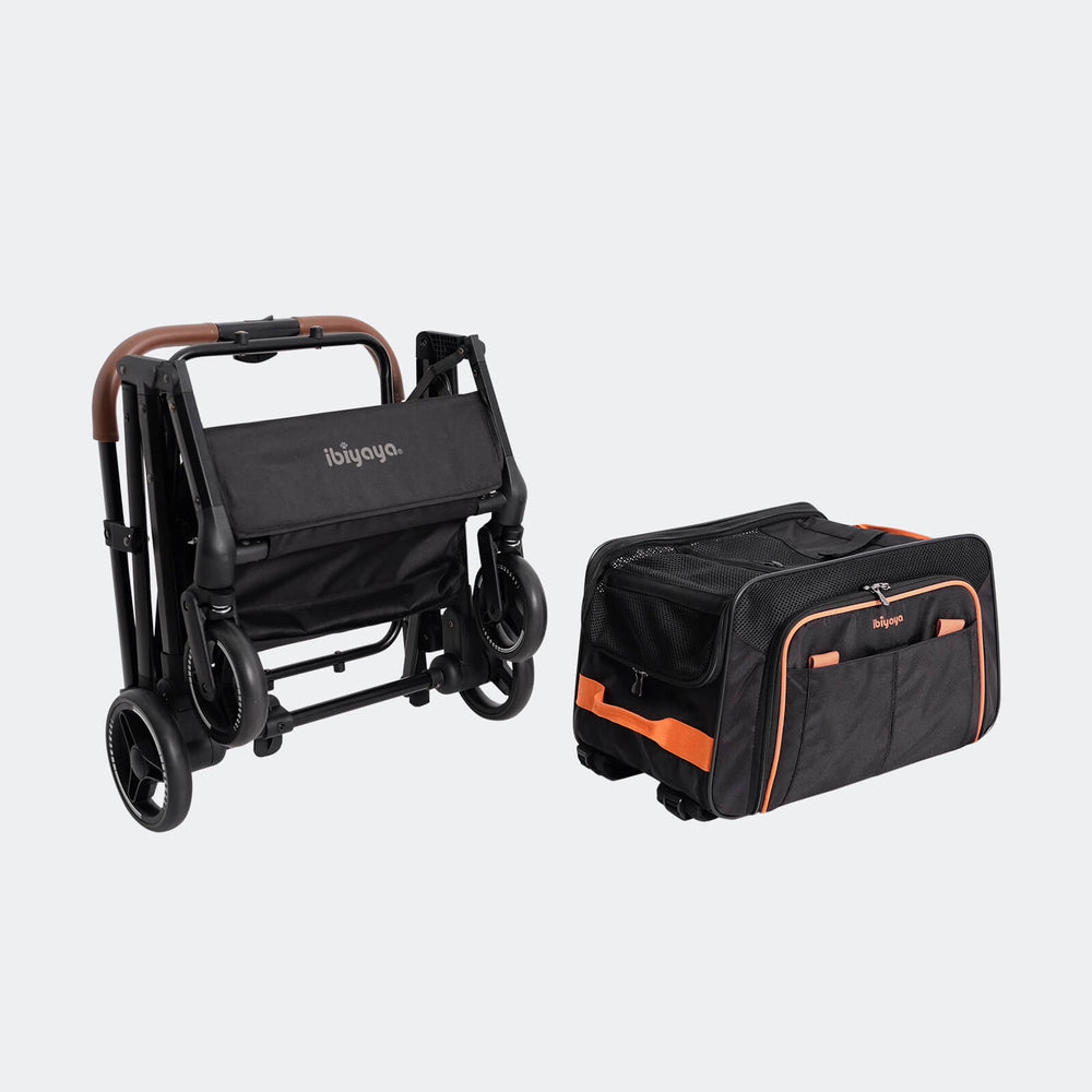 JetPaw: 3-in-One Pet Stroller with Detachable Airline-Approved Carrier