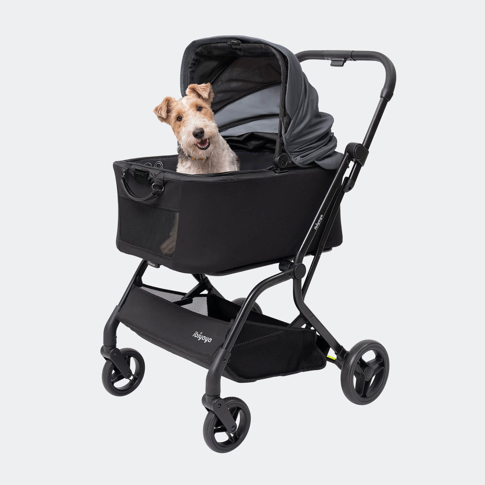 HUE‑GO Detachable Pet Stroller & Capsule