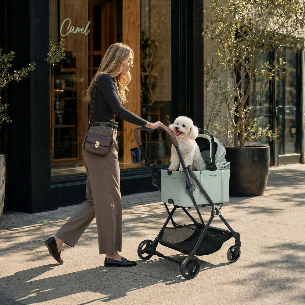 Tinker Small Detachable Pet Stroller – Compact Buggy for Cats & Small Dogs