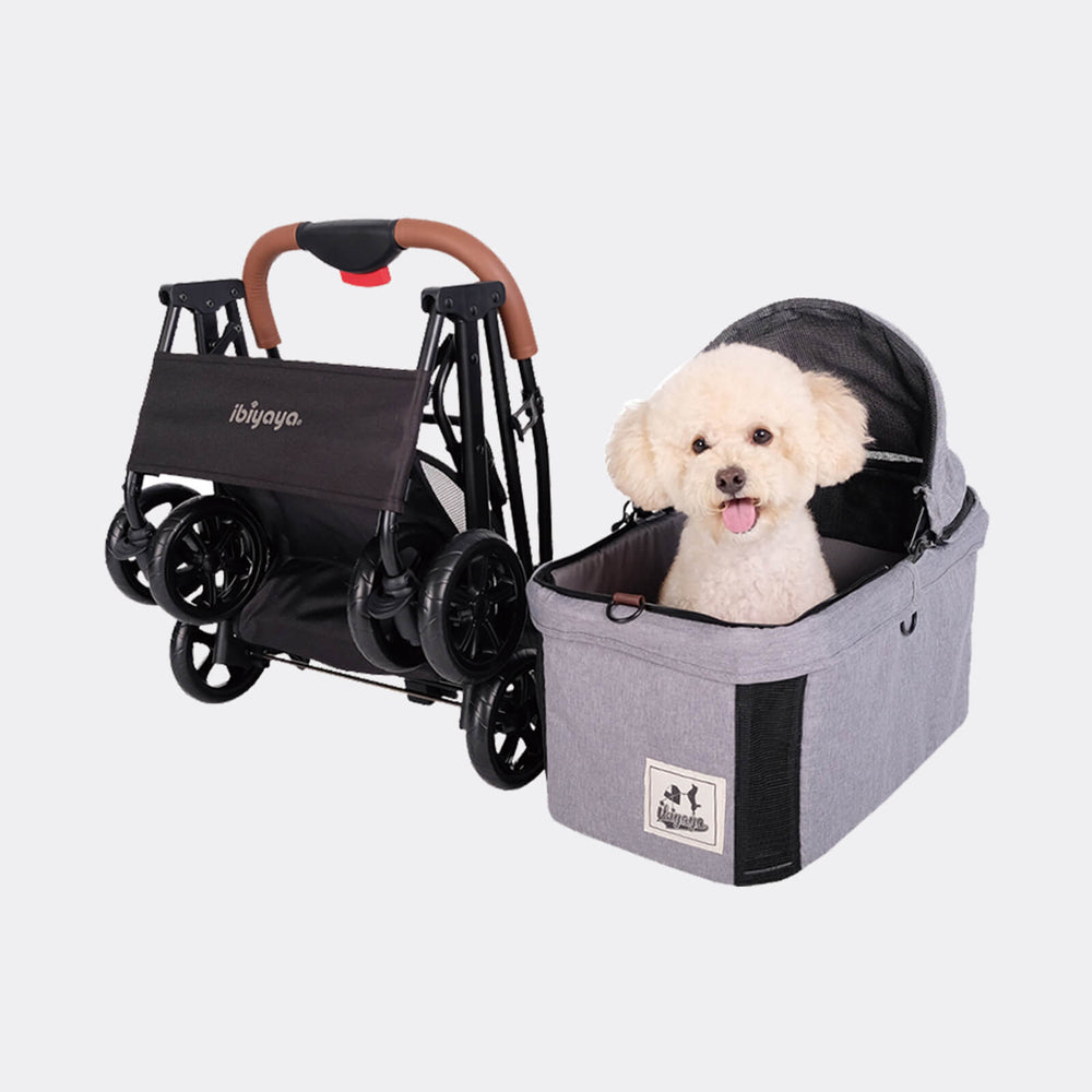 (Open-box item) ibiyaya Travois 3 in 1 Pet Stroller with Detachable Carrier