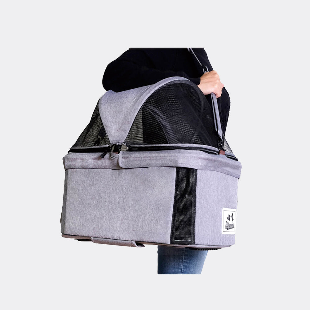 (Open-box item) ibiyaya Travois 3 in 1 Pet Stroller with Detachable Carrier