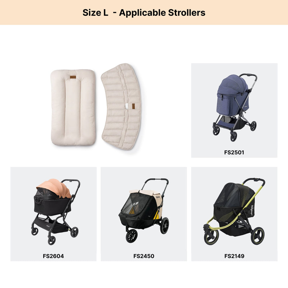 All-Season Pet Stroller Cushion Set - Large