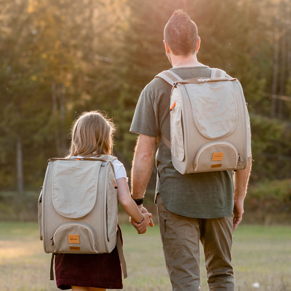 ibiyaya x BirdTricks TrackPack for Birds, Patented Small Bird Carrier Backpack with Perch