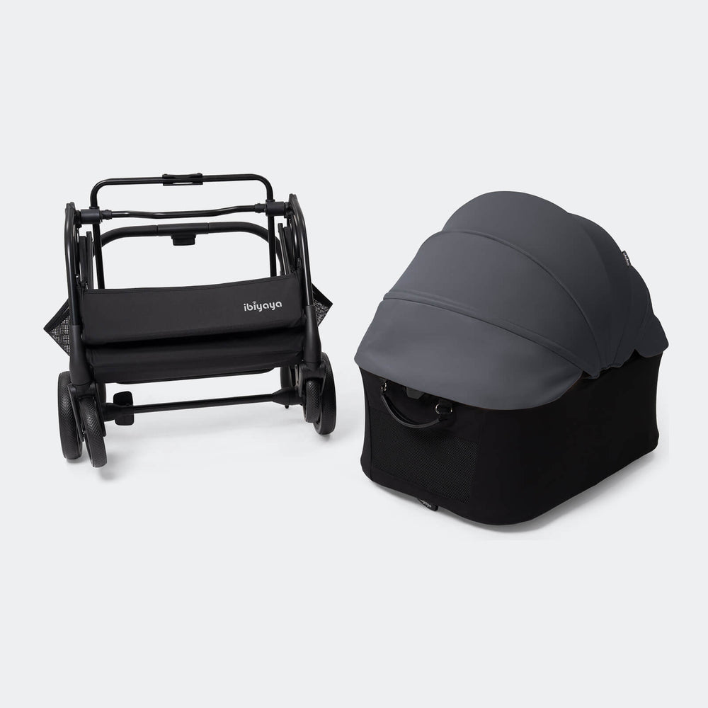 HUE‑GO Detachable Pet Stroller & Capsule