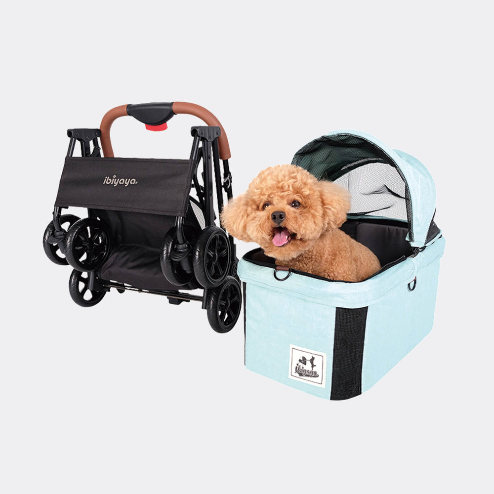 (Open-box item) ibiyaya Travois 3 in 1 Pet Stroller with Detachable Carrier