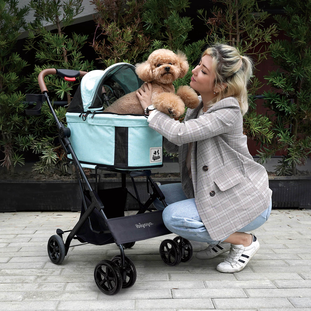 (Open-box item) ibiyaya Travois 3 in 1 Pet Stroller with Detachable Carrier